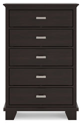 Covetown Full Panel Bed, Chest and Nightstand